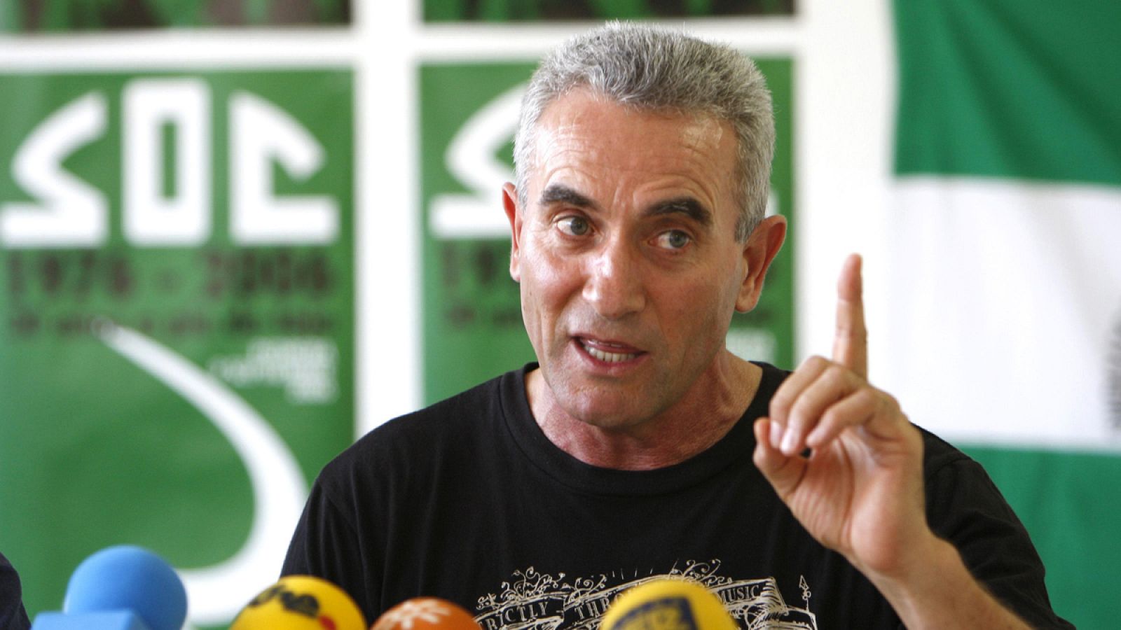 El líder del Sindicato Andaluz de los Trabajadores (SAT) Diego Cañamero