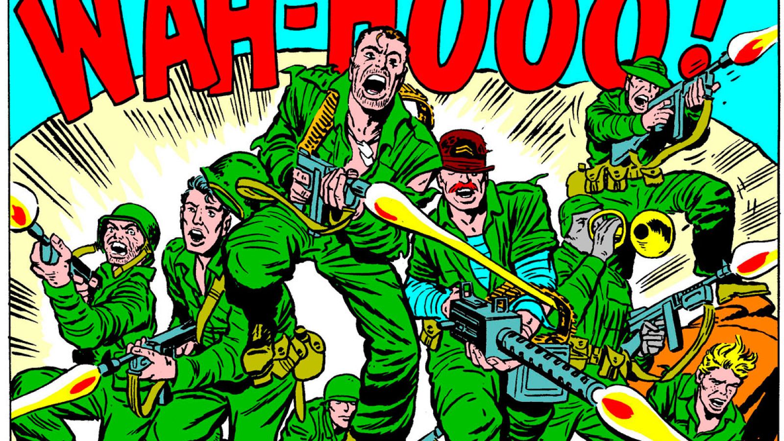 Viñeta de 'Sargento Furia: ¡Siete contra los nazis!'