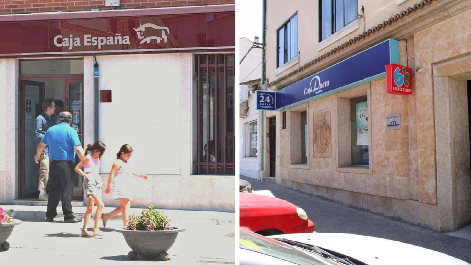 Oficinas de Caja España y Caja Duero, integrantes de banco CEISS
