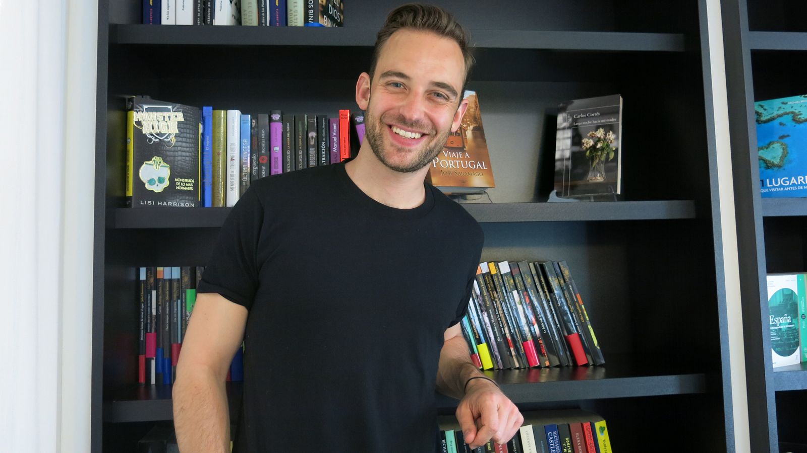 El escritor Joël Dicker, autor de 'El Libro de los Baltimore', en la entrevista con RTVE.es.