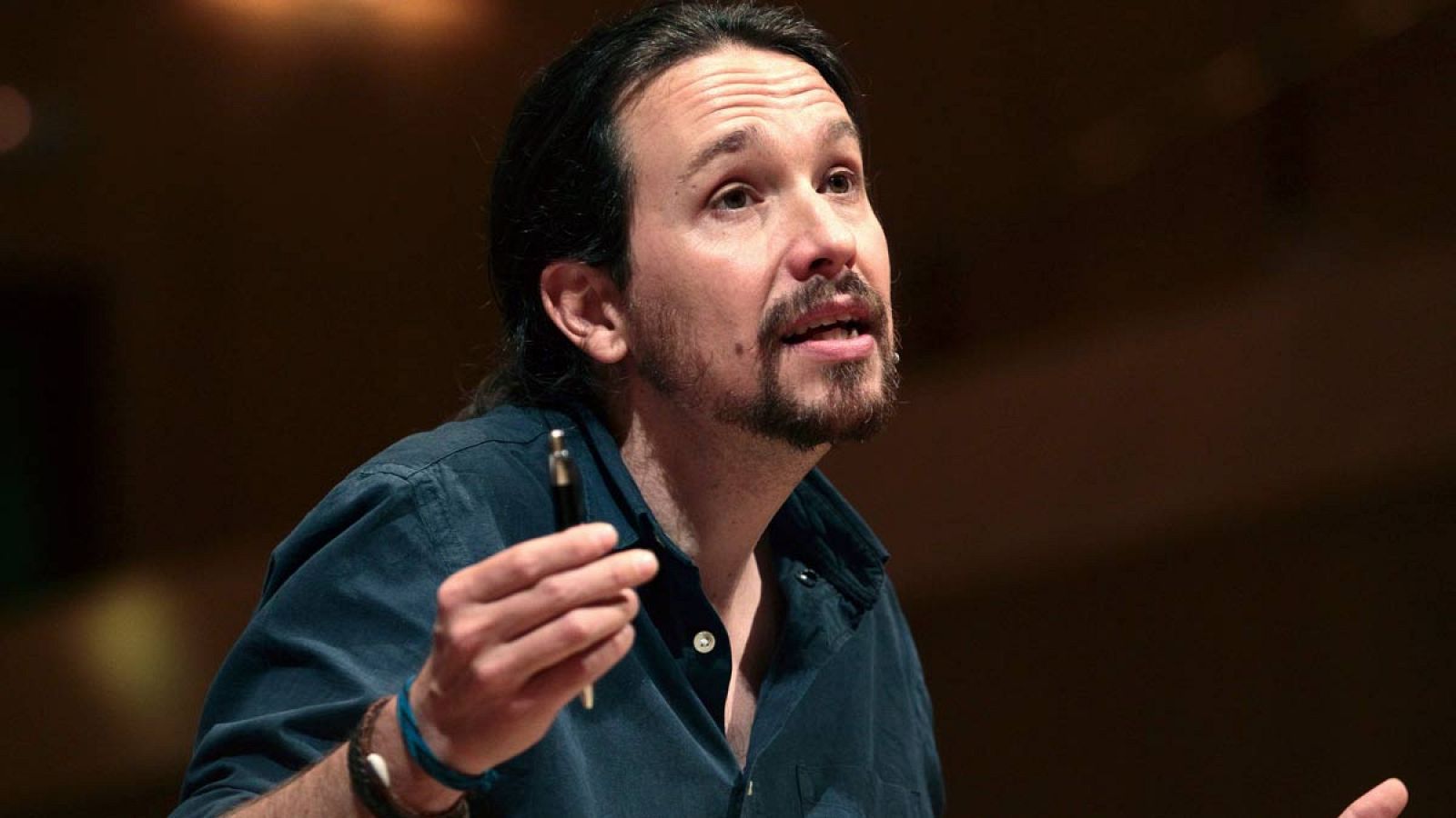 El secretario general de Podemos y candidato a la Presidencia, Pablo Iglesias