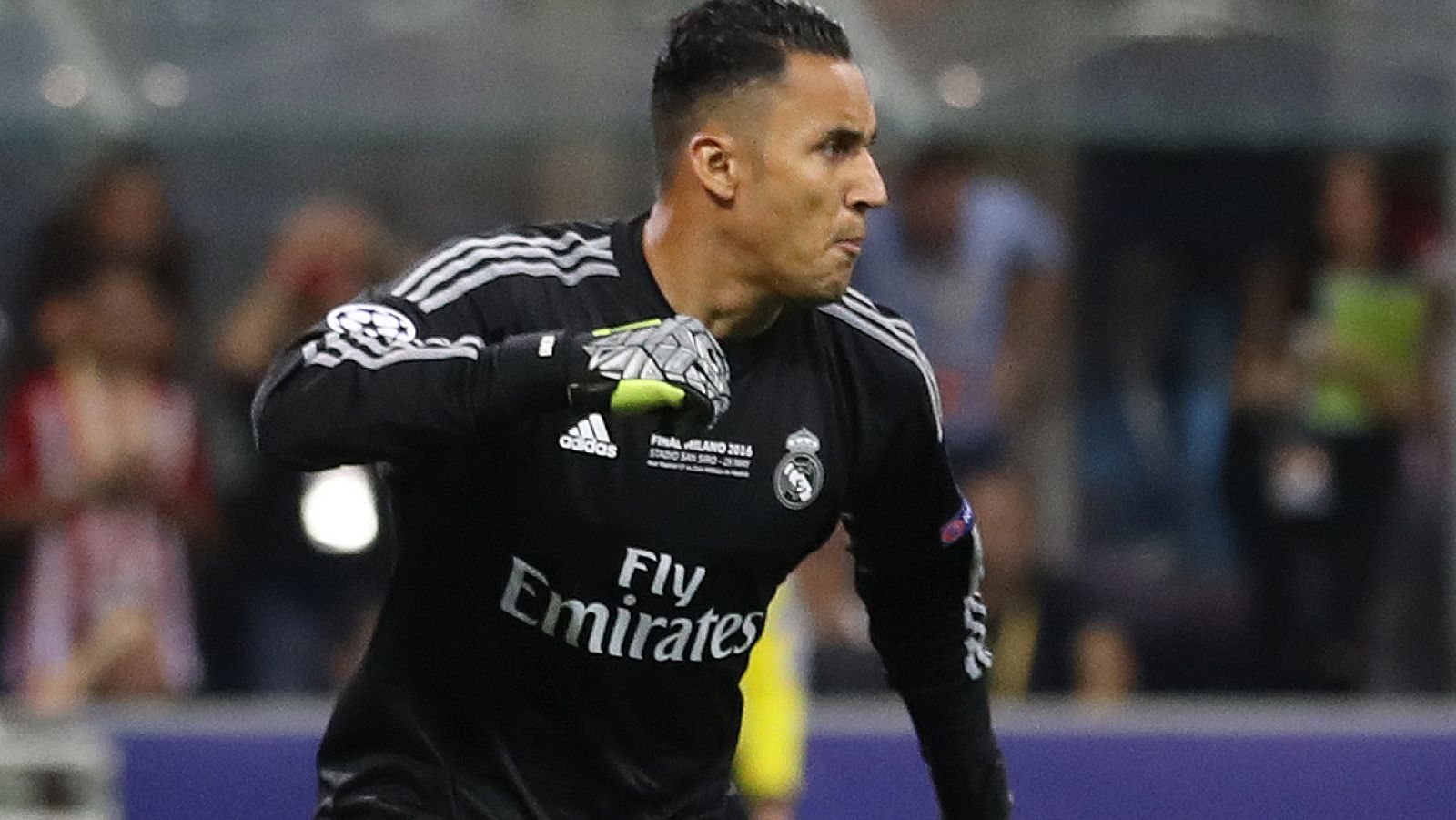 Keylor Navas, en la final de Champions