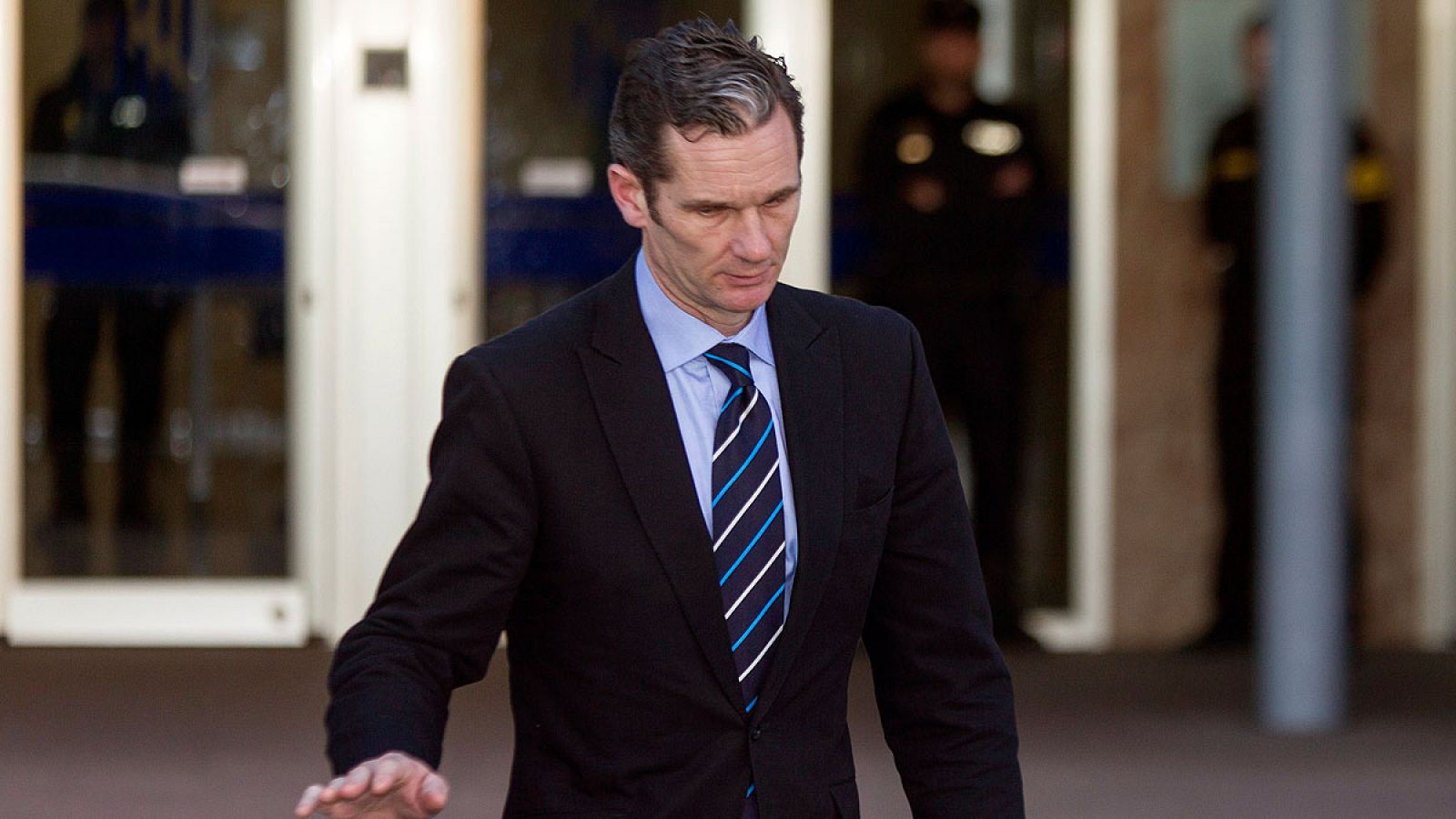 Iñaki Urdangarin a su salida del juicio del caso Nóos