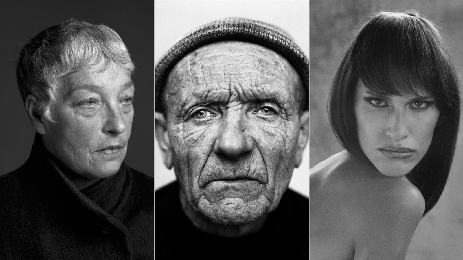 Retratos de la exposición 'Rostros. Fotografía europea de retrato desde 1990'./ RTVE