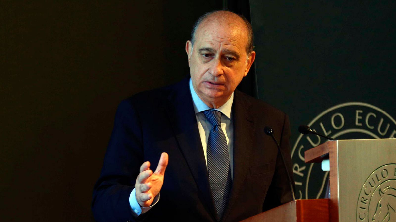 El ministro del Interior en funciones, Jorge Fernández Díaz