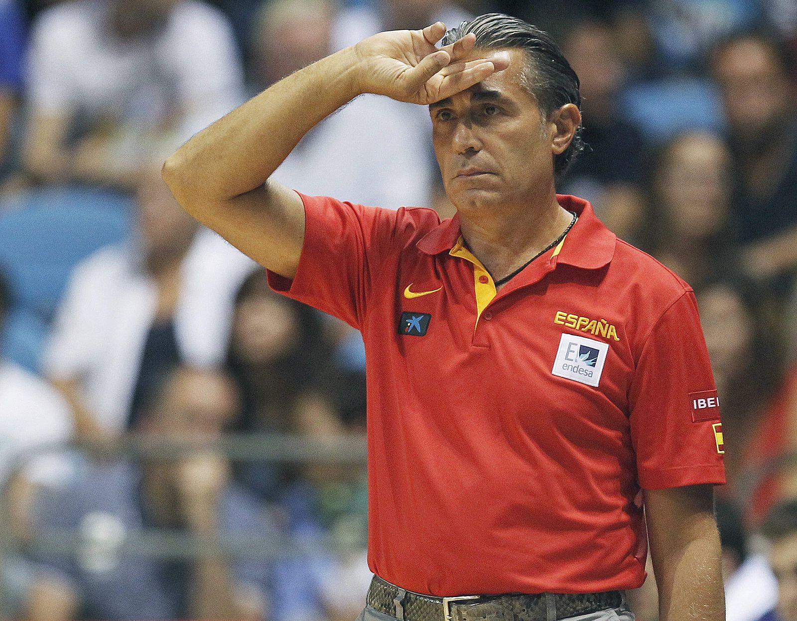 El técnico italiano de la selección española, Sergio Scariolo.