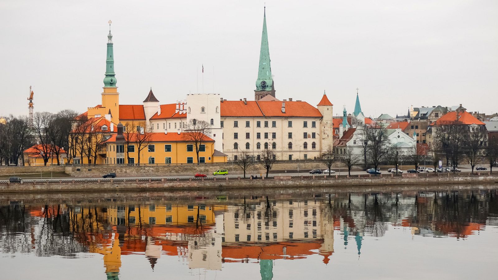 El castillo de Riga, residencia oficial del presidente de Letonia