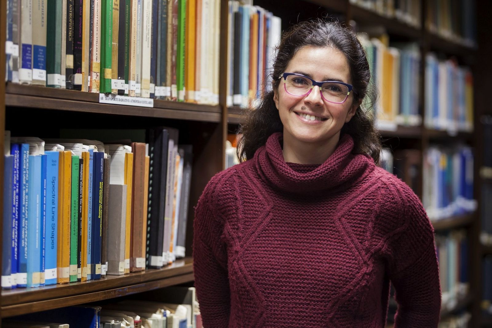 La astrónoma del IAC, Julia de León .