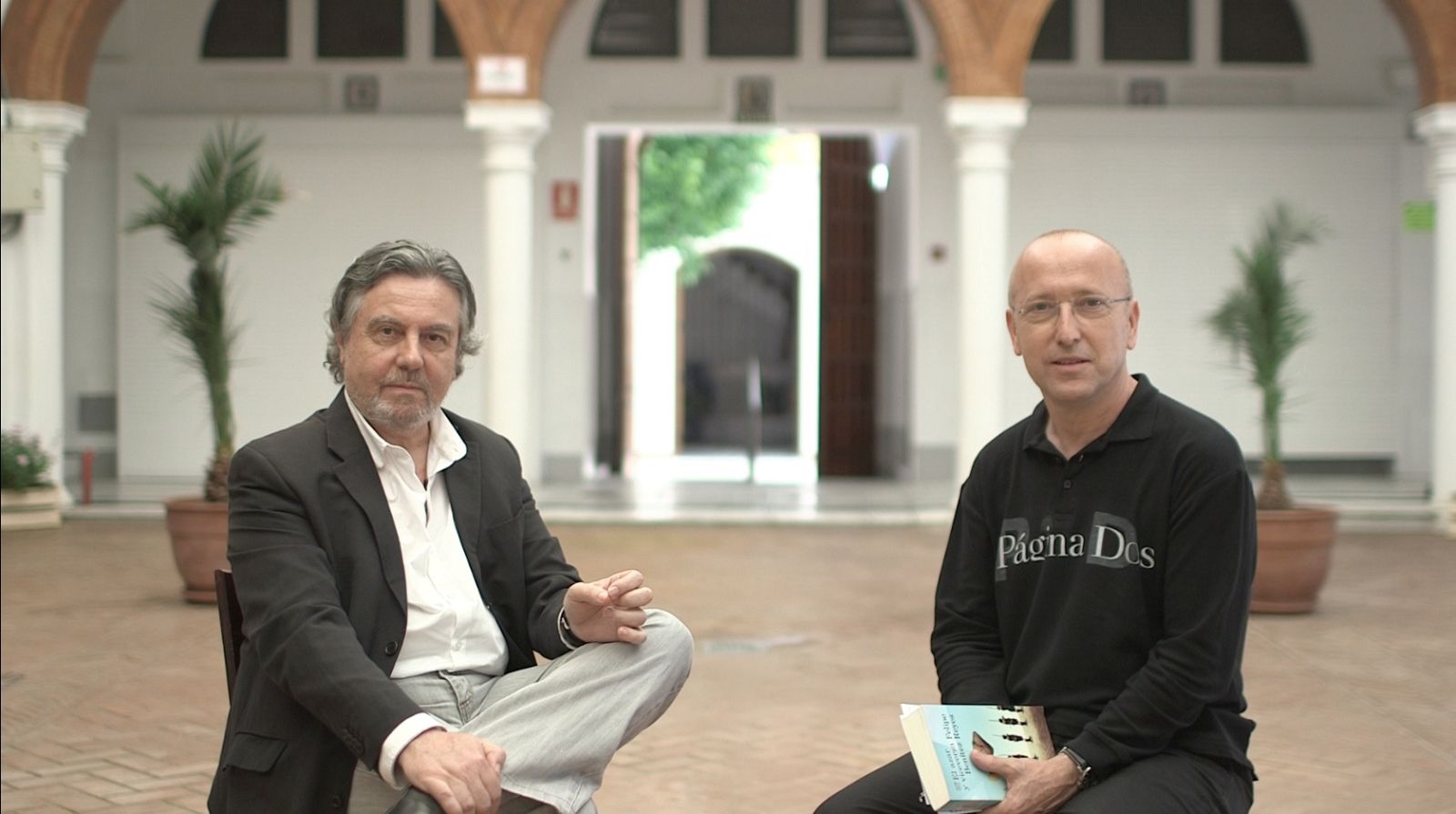 Felipe Benítez Reyes junto a Óscar López en 'Página Dos'