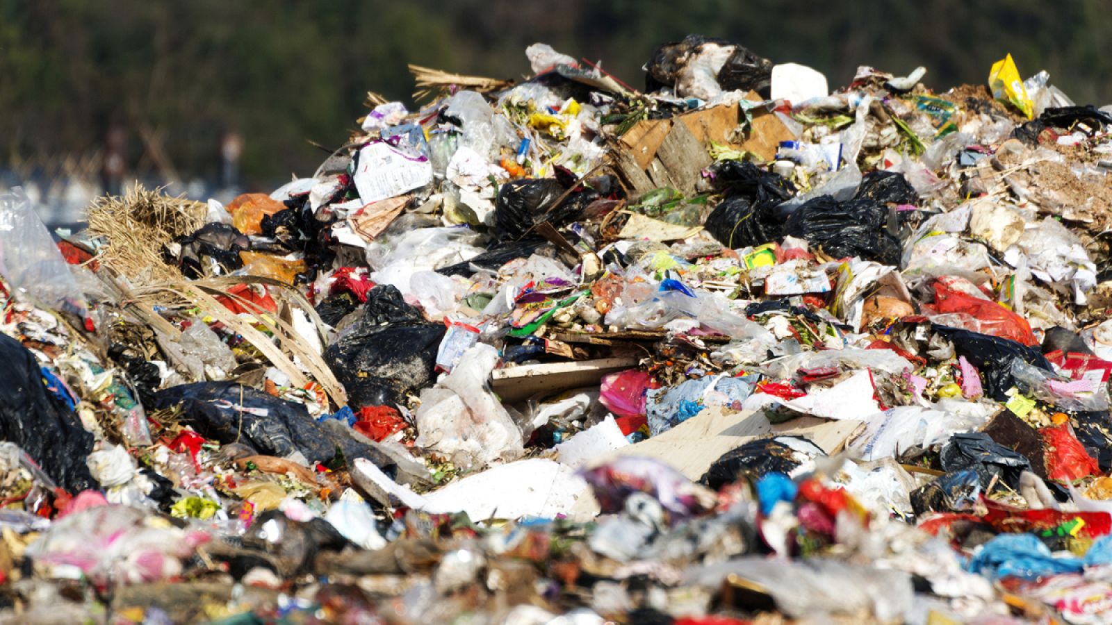 Una pila de residuos