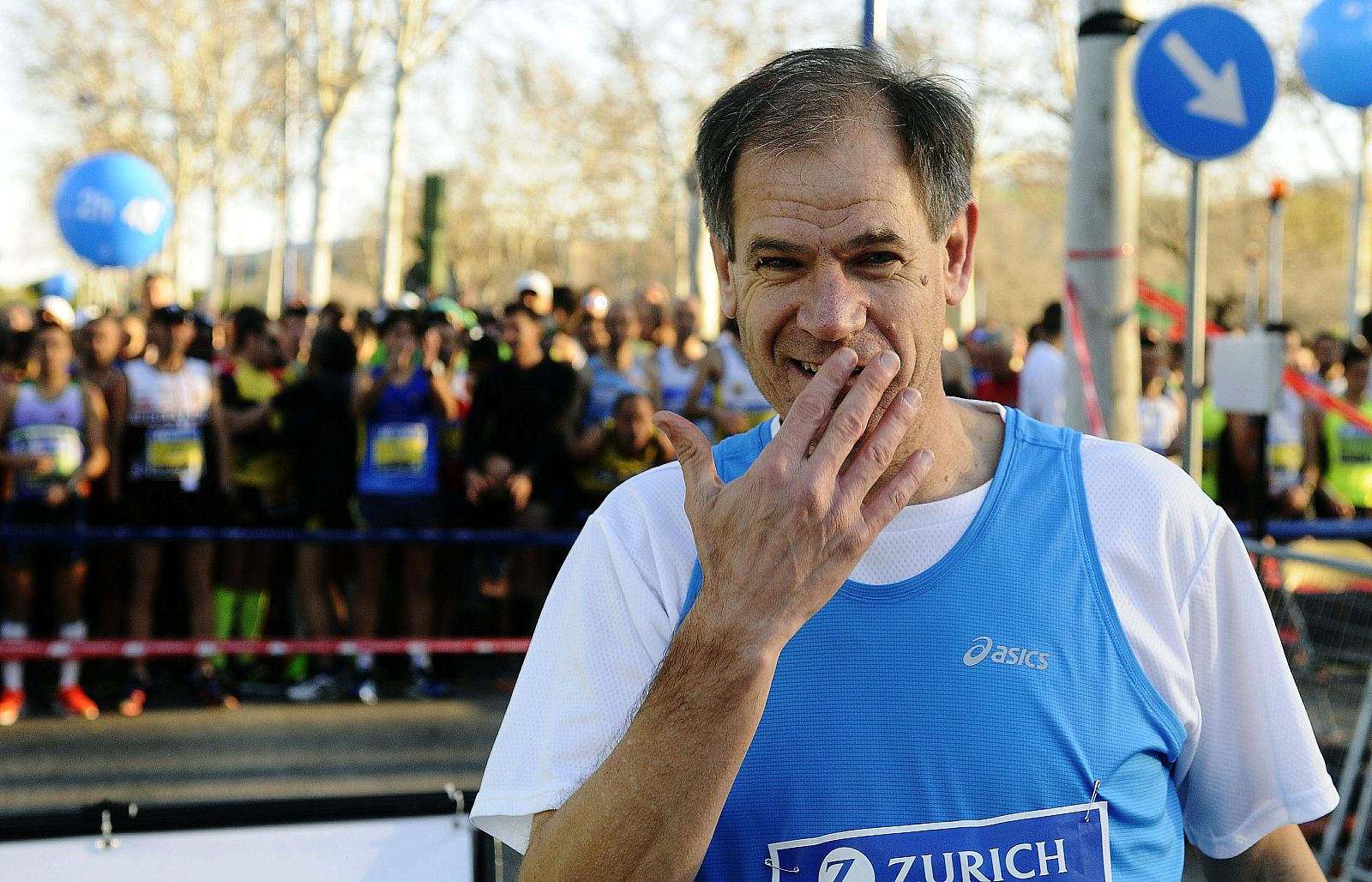 El histórico maratoniano español Abel Antón.