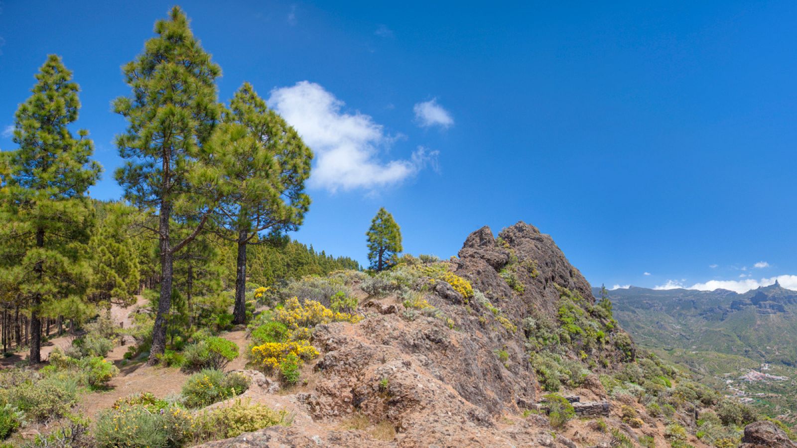 Paisaje de la isla de Gran Canaria.