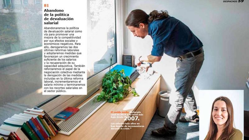 Podemos reedita su programa electoral como un catálogo de Ikea