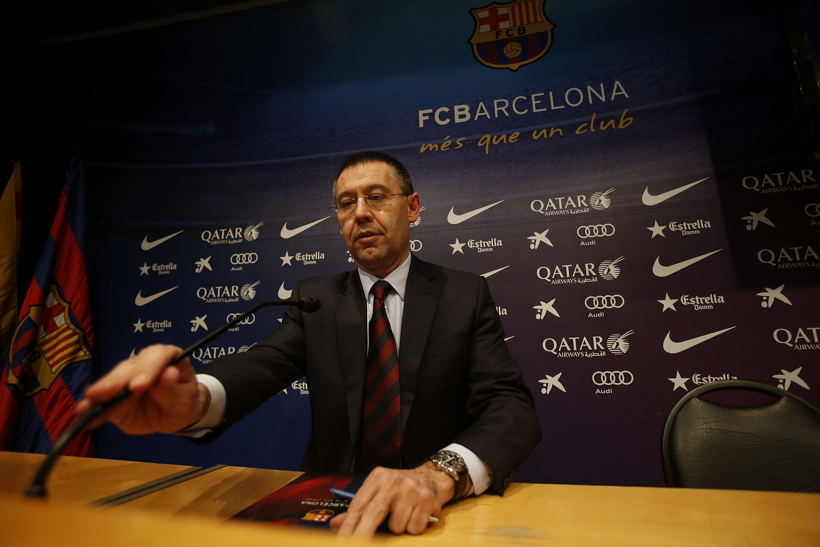 El presidente del FC Barcelona, Josep María Bartomeu.