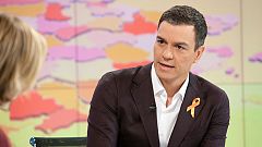 Sánchez, sobre el referéndum en Cataluña: "Iglesias dice que no es una línea roja, pero no es cierto"