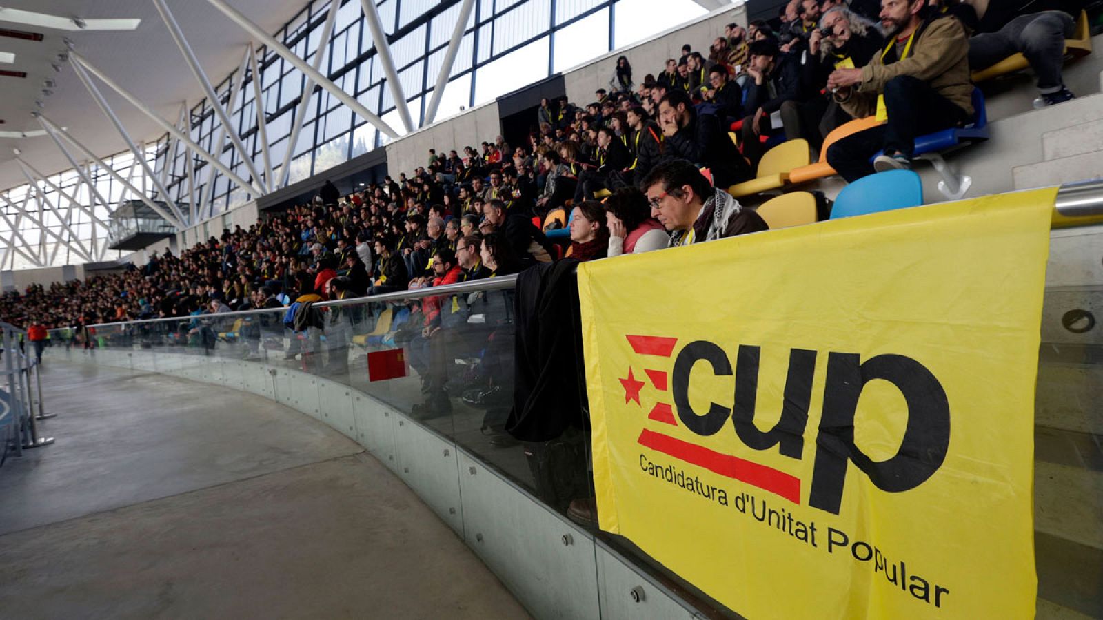 Imagen de archivo de una asamblea de la CUP