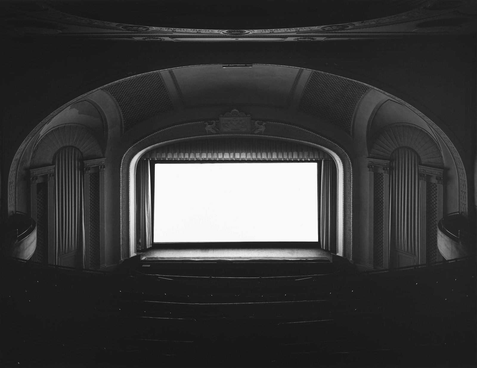 Imagen de un cine de Nueva York.1978. Impresión a la gelatina de plata. Hiroshi Sugimoto