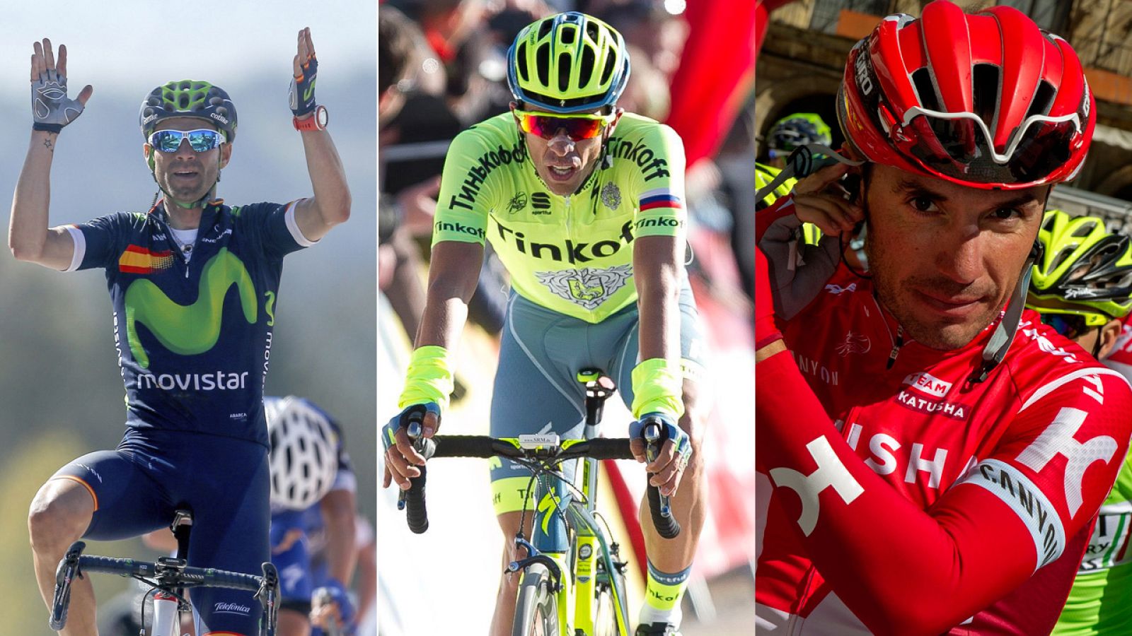 Contador, Valverde y Purito, estrellas del Campeonato de España de Ciclismo