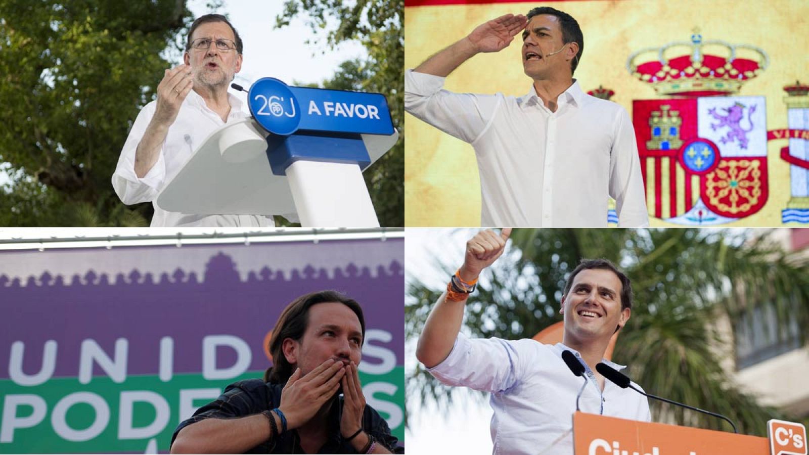 La mayoría de candidatos opta por la capital para el cierre de campaña