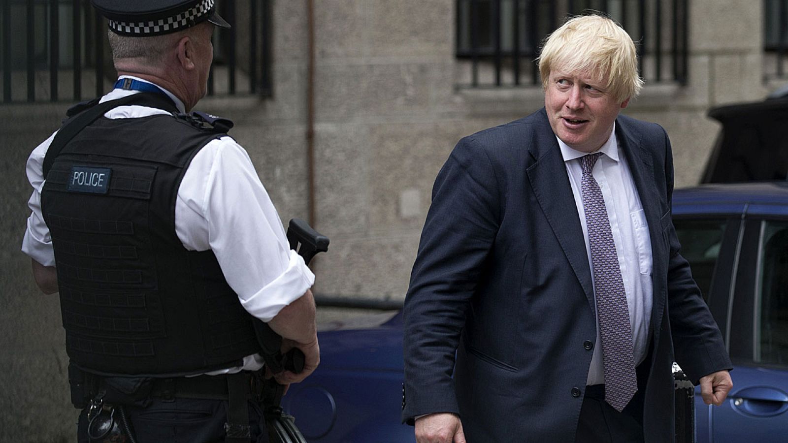 El exalcalde de Londres y líder de la campaña a favor del 'Brexit' se dirige al Parlamento británico.