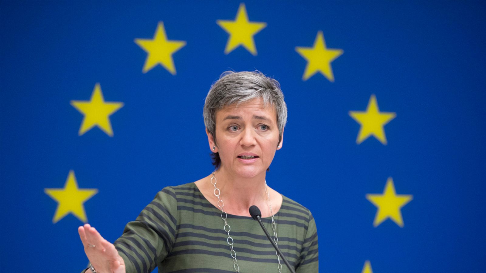 La comisaria de Competencia, Margrethe Vestager