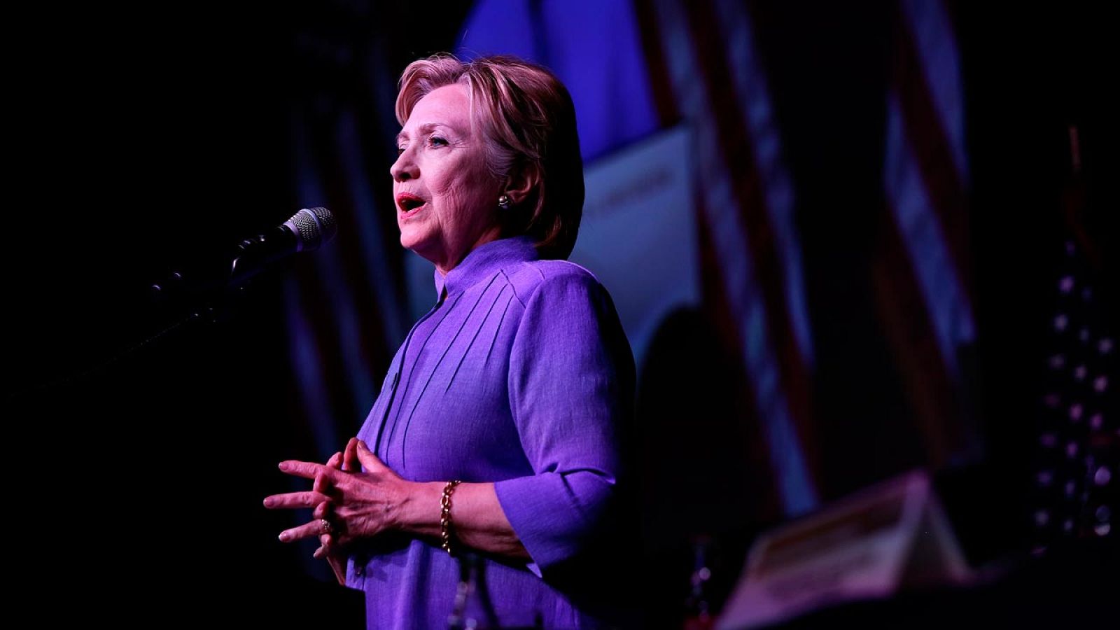 La exsecretaria de Estado y ahora candidata demócrata a la presidencia de EE.UU., Hillary Clinton