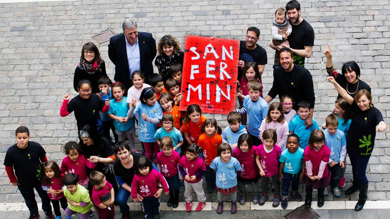 Presentación del cartel ganador de San Fermín 2016
