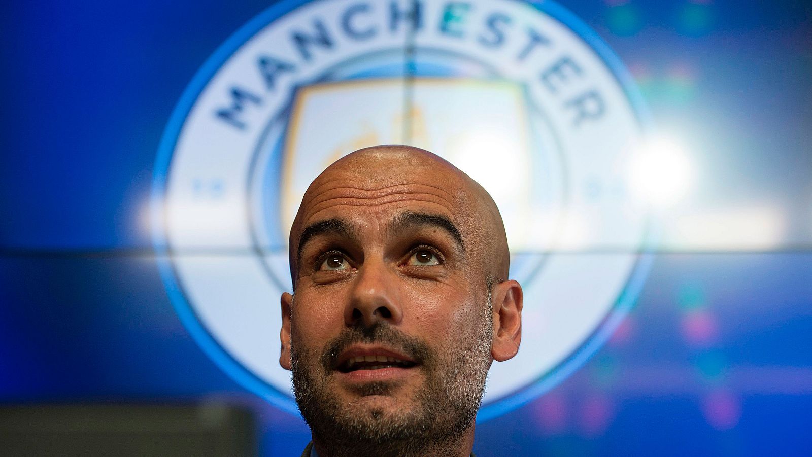 Guardiola, en su primera rueda de prensa como entrenador del City