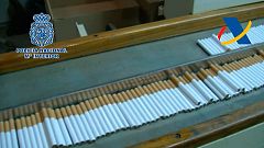 Detienen a veintidós personas y se incautan de 39 toneladas de tabaco picado de contrabando