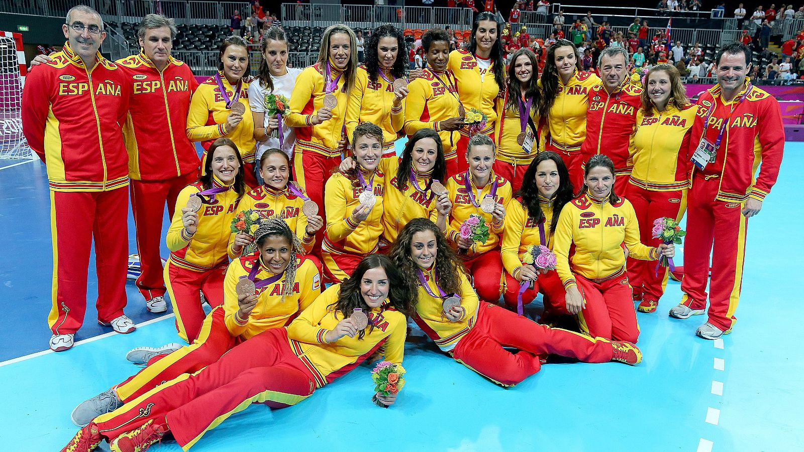 Eli Pinedo, Carmen Martín y Helena Casas presentes en el acto de RTVE para Rio 2016