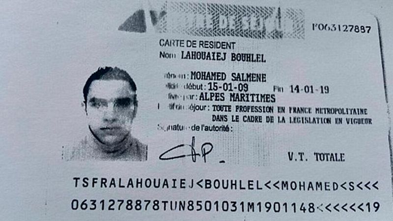 El autor de la masacre de Niza es un tunecino "totalmente desconocido" para los servicios de inteligencia