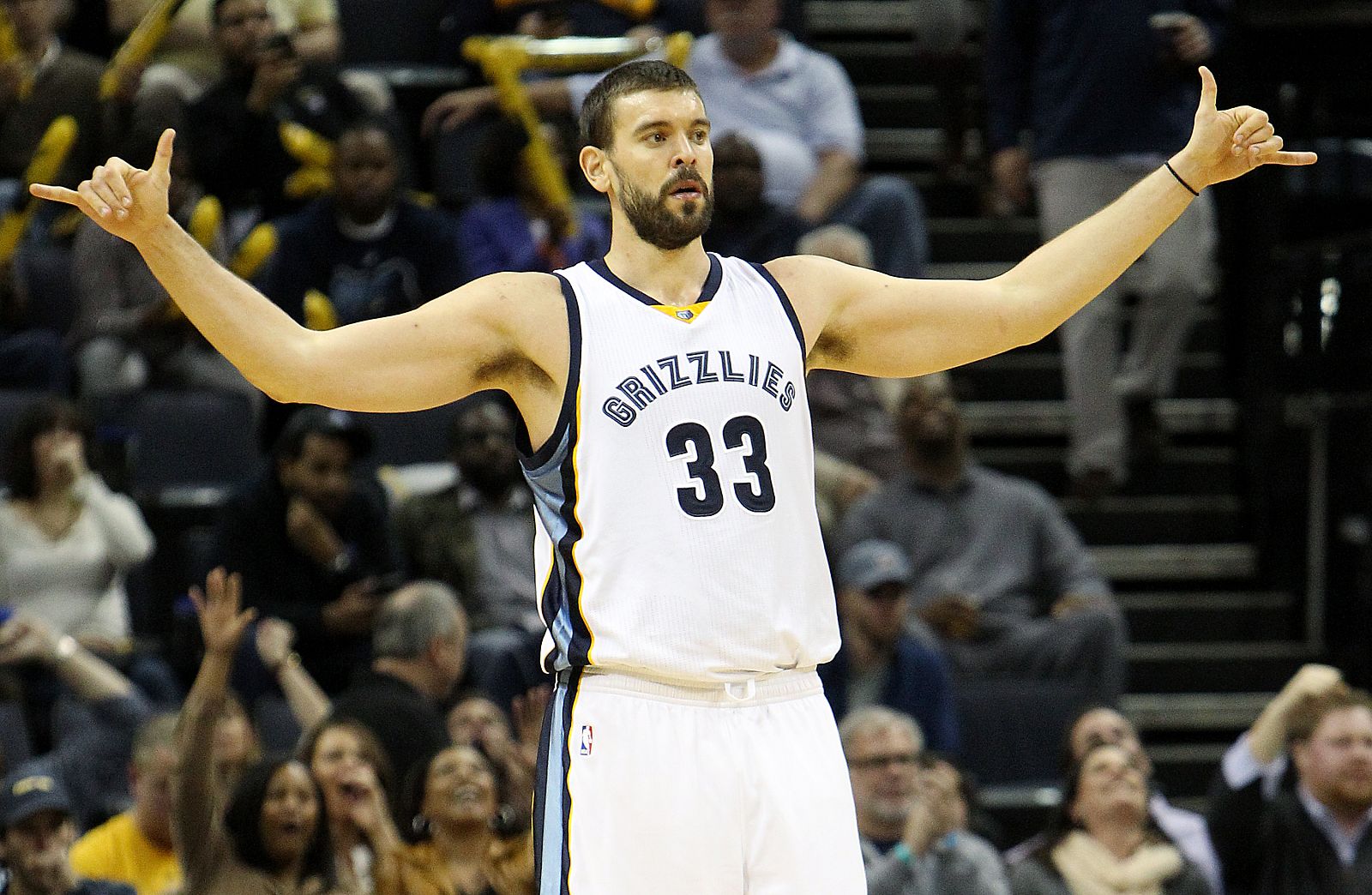 El pivot español de Memphis Grizzlies Marc Gasol.