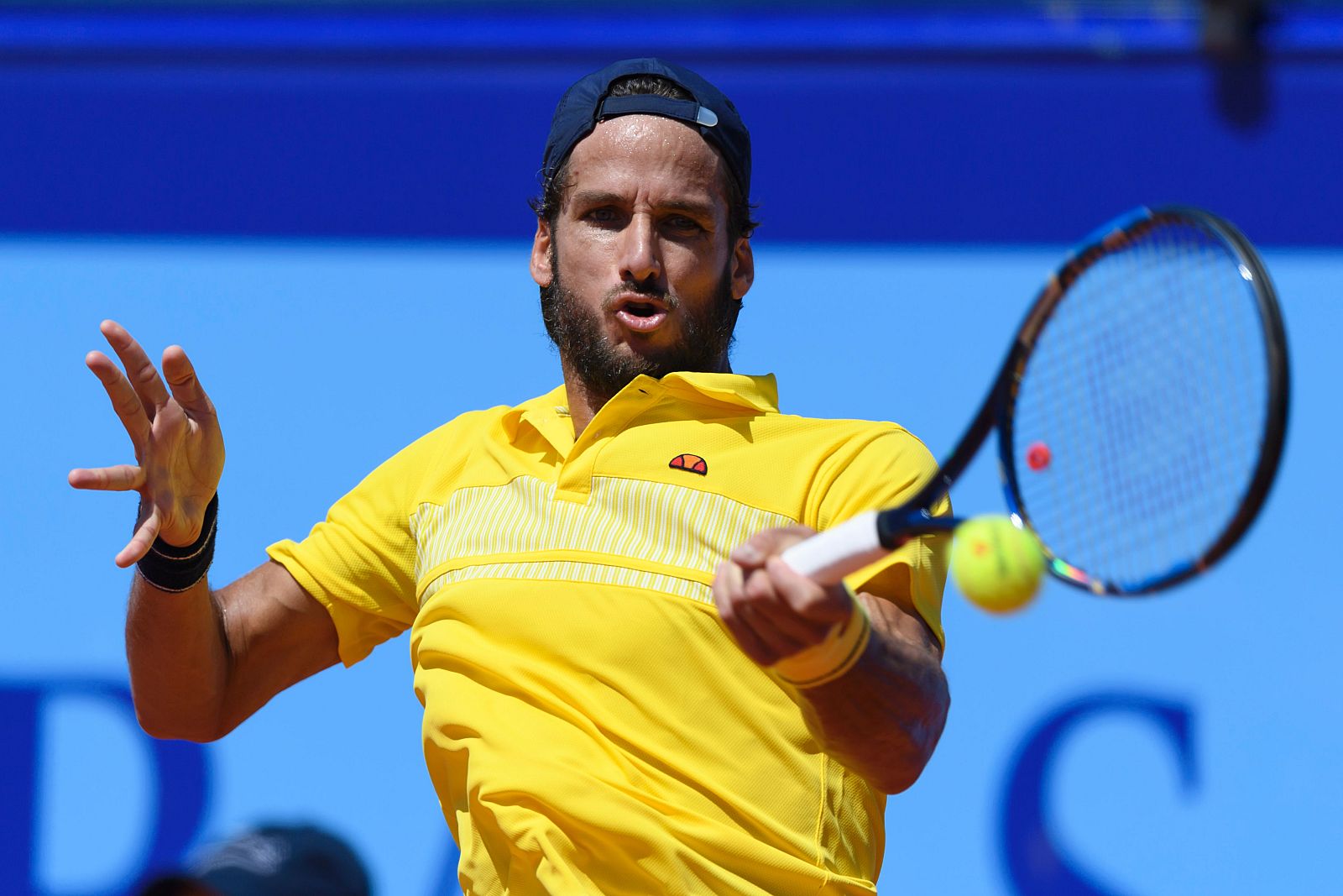 Feliciano López en la final ante el holandés.