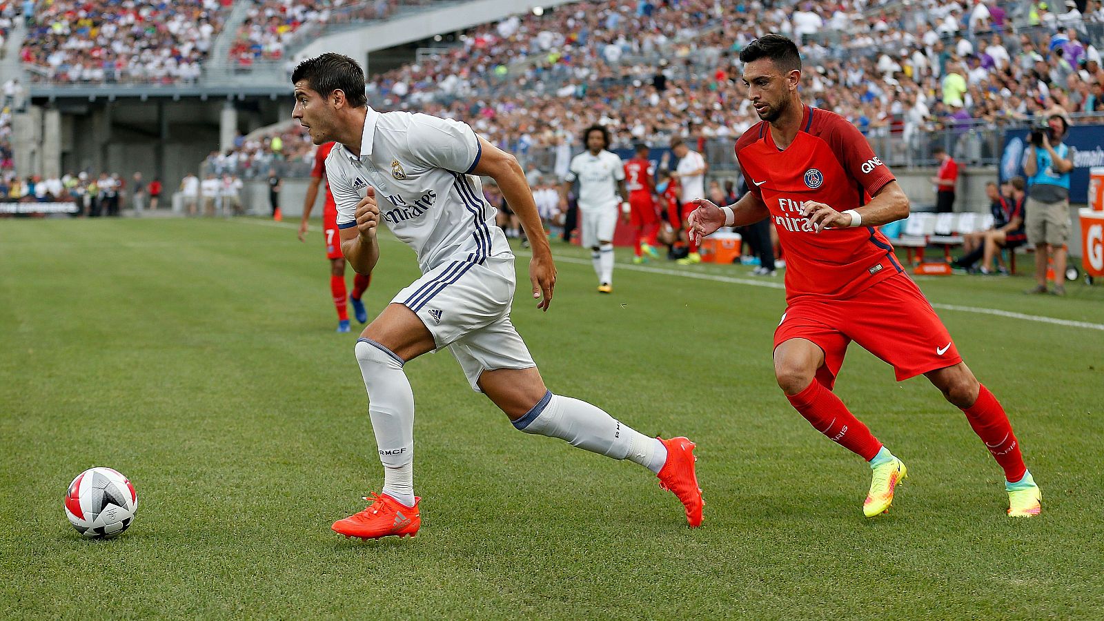 Morata, con el Madrid