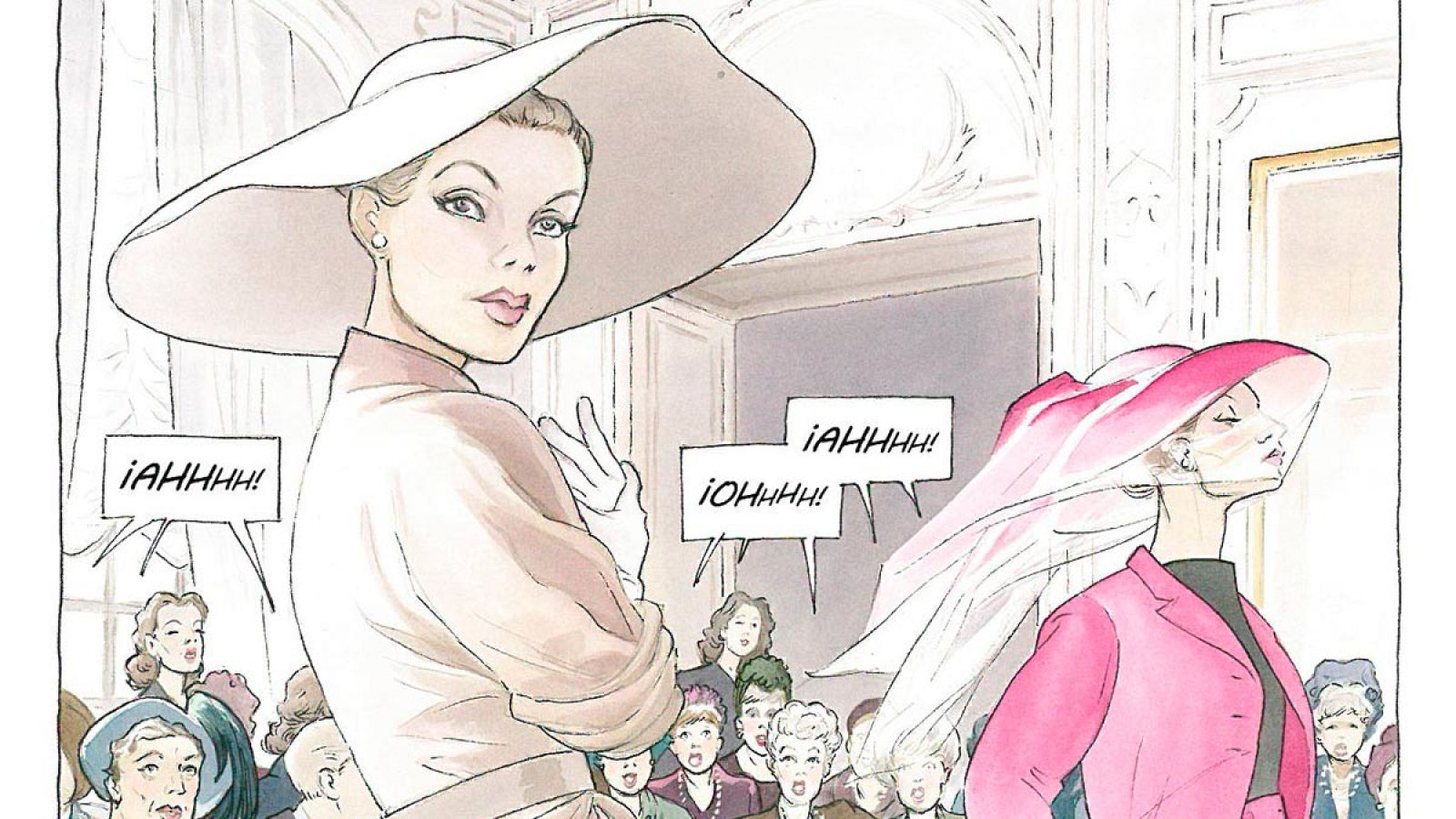 Fragmento de una página de 'Una chica Dior'