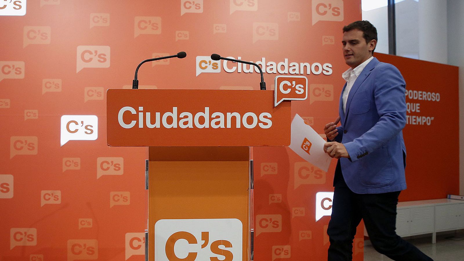 El líder de C's, Albert Rivera