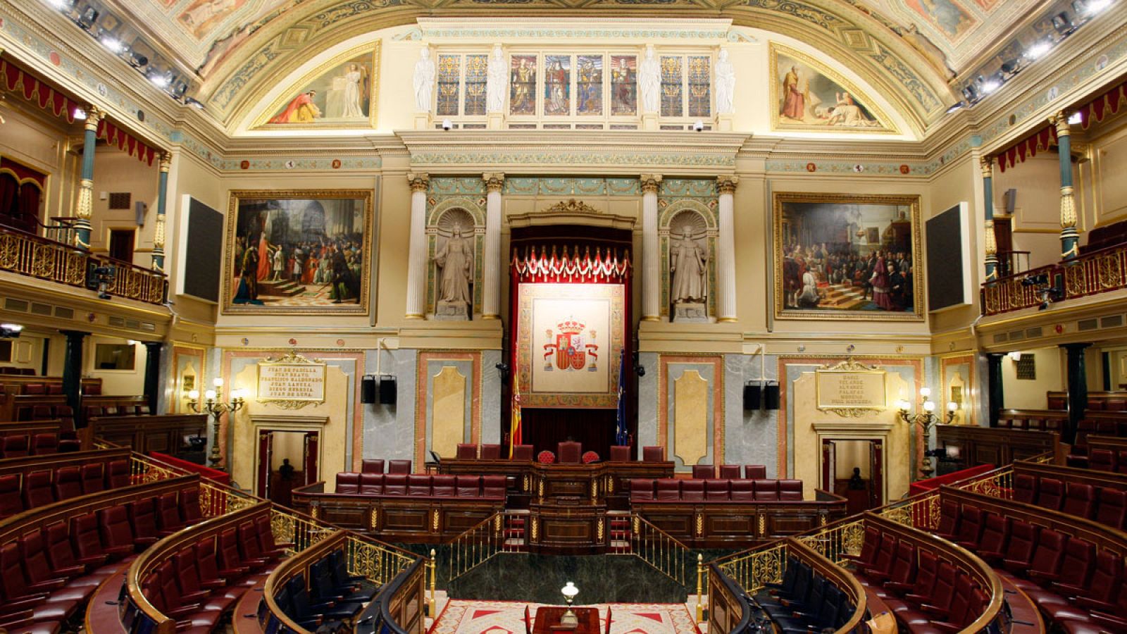 Imagen de archivo del Congreso de los Diputados vacío