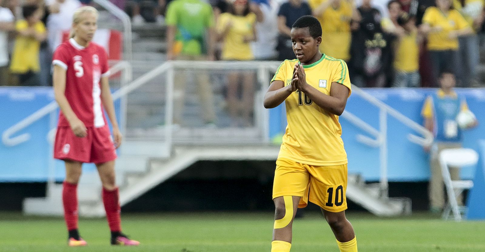 Mavis Chirandu, jugadora de Zimbabue en los Juegos Olímpicos