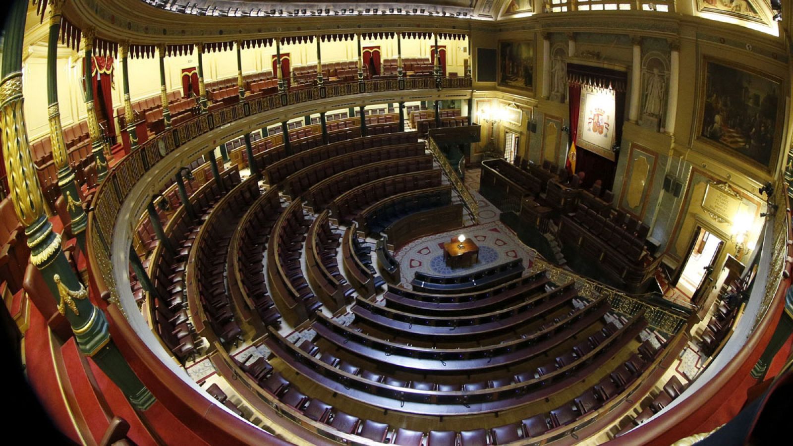 El hemiciclo del Congreso de los Diputados