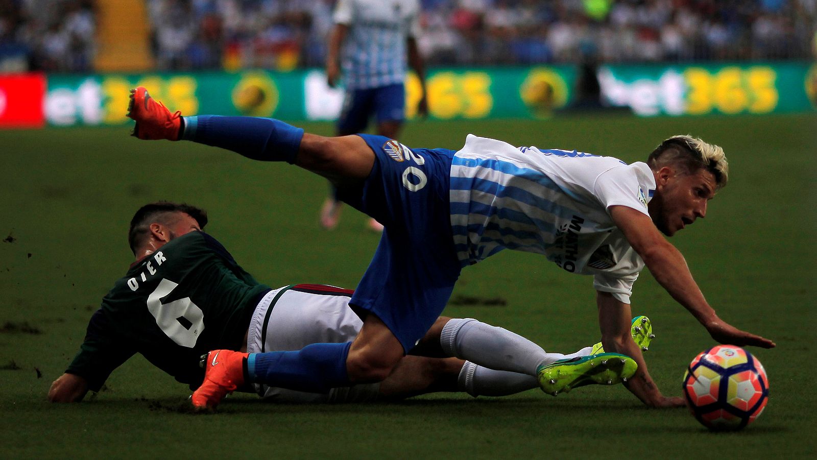 `Keko¿ Gontán y Oier Sanjurjo en el enfrentamiento de la primera jornada de liga
