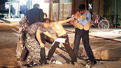 Policías iraquíes detienen a un niño de 11 años antes de que estalle su cinturón de explosivos en Kirkuk