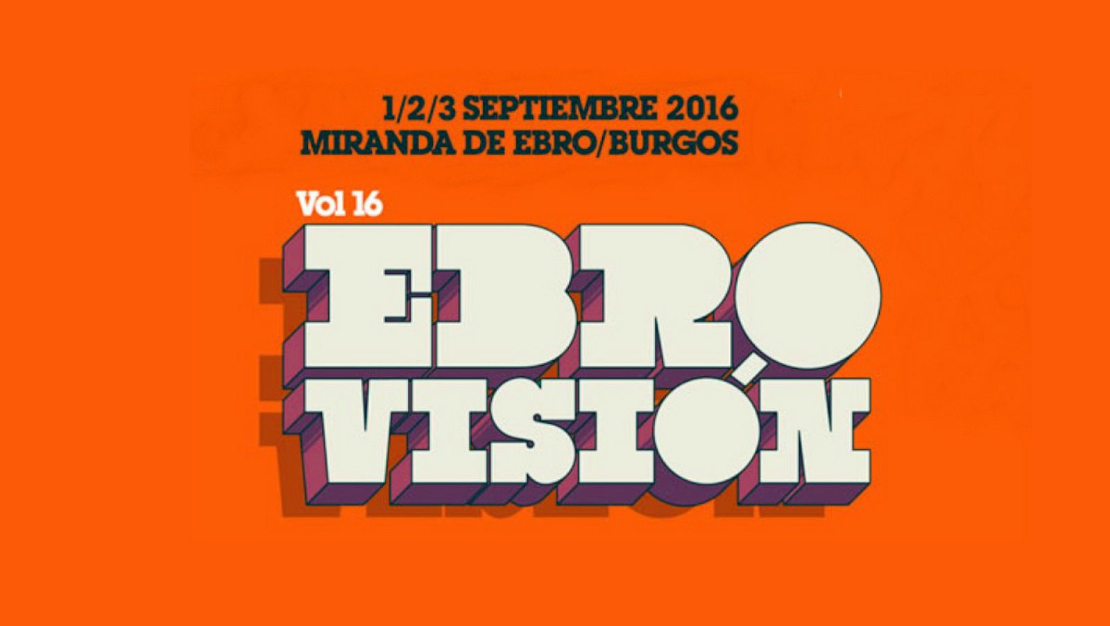 Ebrovisivos, tenéis una cita del 1 al 3 de septiembre