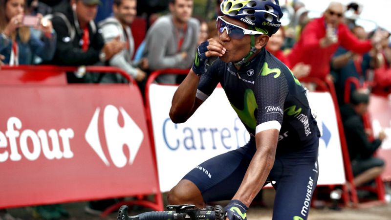 Nairo Quintana emula a Lucho y a Rinc�n en los Lagos de Covadonga