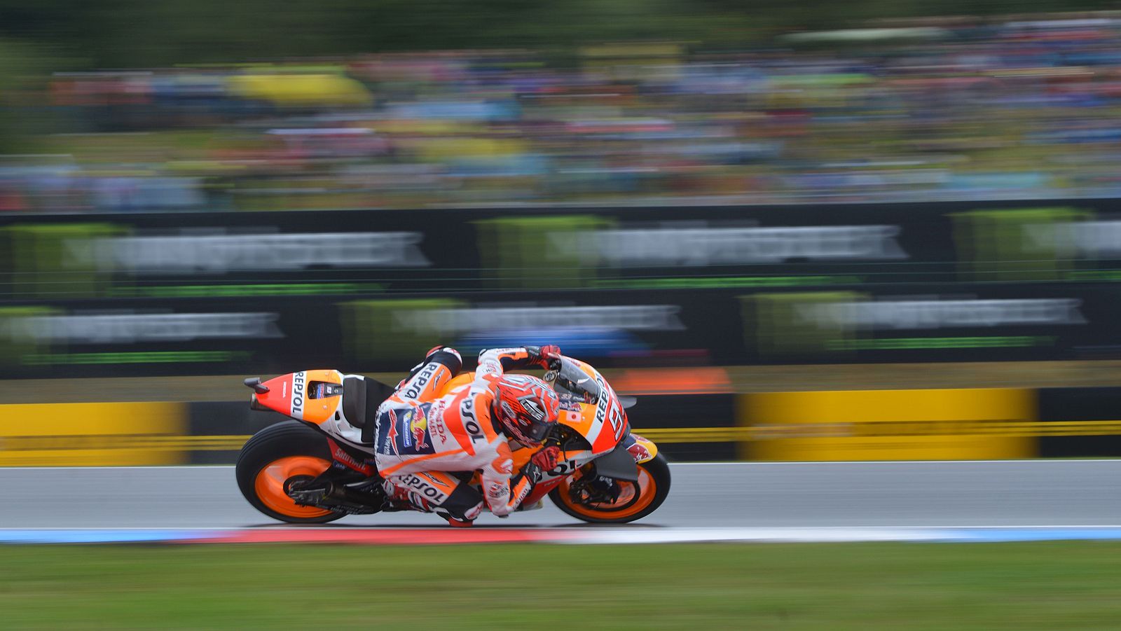 Marc Márquez en el circuito de Brno