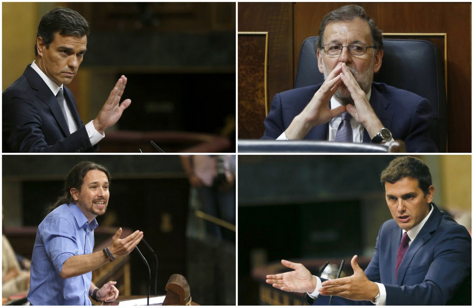 Principales protagonistas del debate de investidura