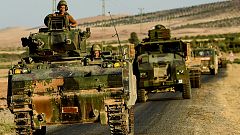 Carros de combate turcos entran en el enclave kurdosirio de Kobani