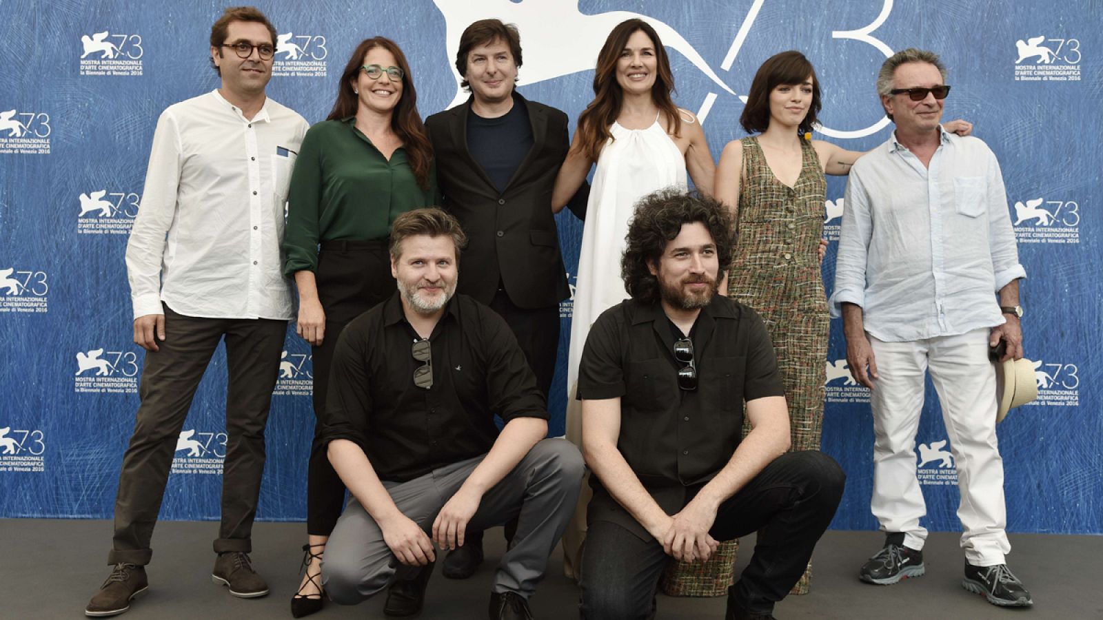 El equipo de 'El ciudadano ilustre', dirigida por Andres Duprat y Gaston Duprat y protagonizada por Oscar Martinez