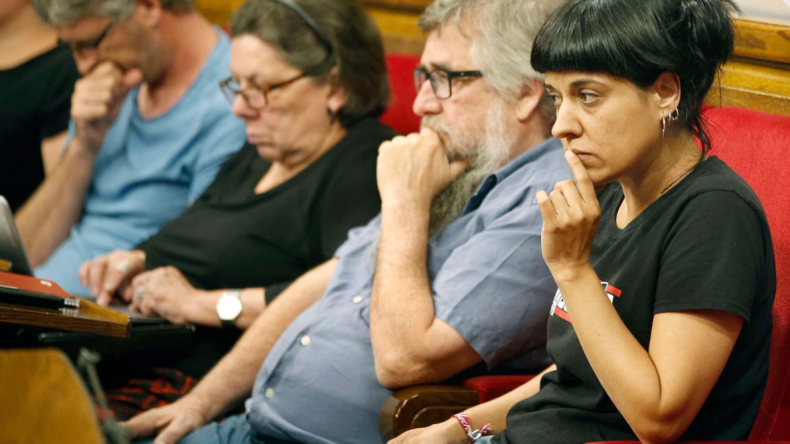 La diputada de la CUP Anna Gabriel