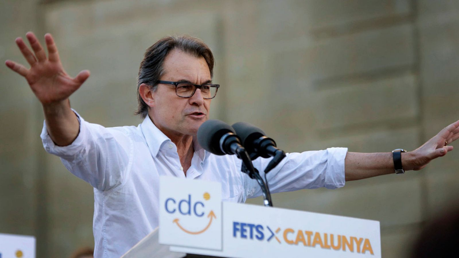 El presidente de CDC y expresidente de la Generalitat, Artur Mas