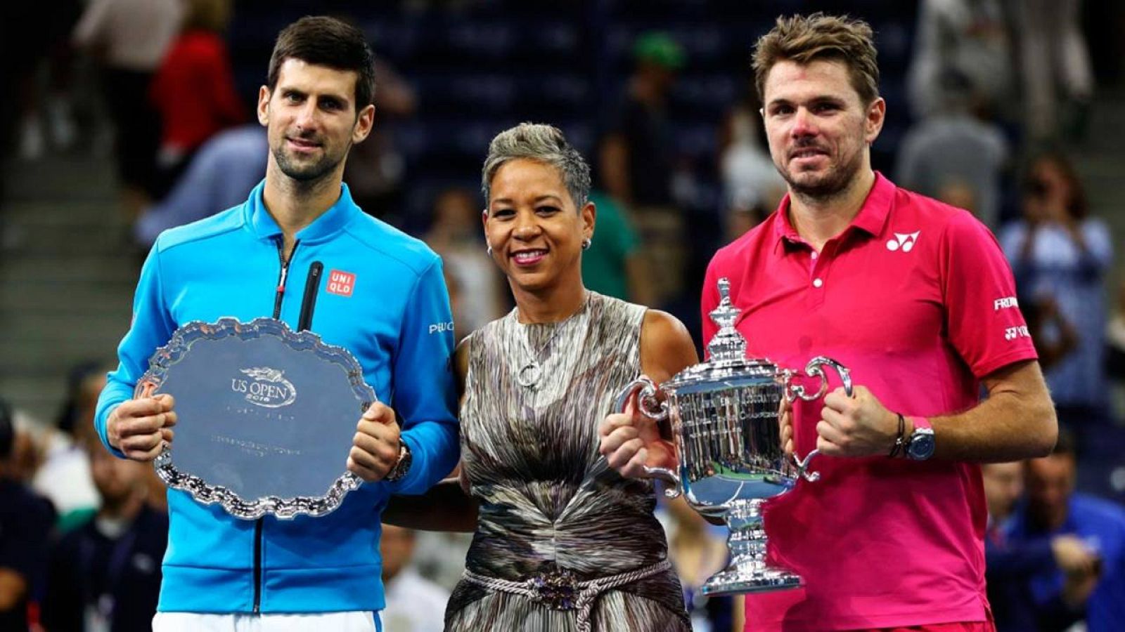 Wawrinka levanta el título junto al subcampeón, Djokovic